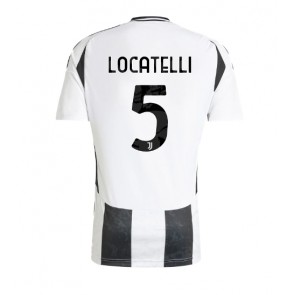 Juventus Manuel Locatelli #5 Domácí Dres 2024-25 Krátký Rukáv